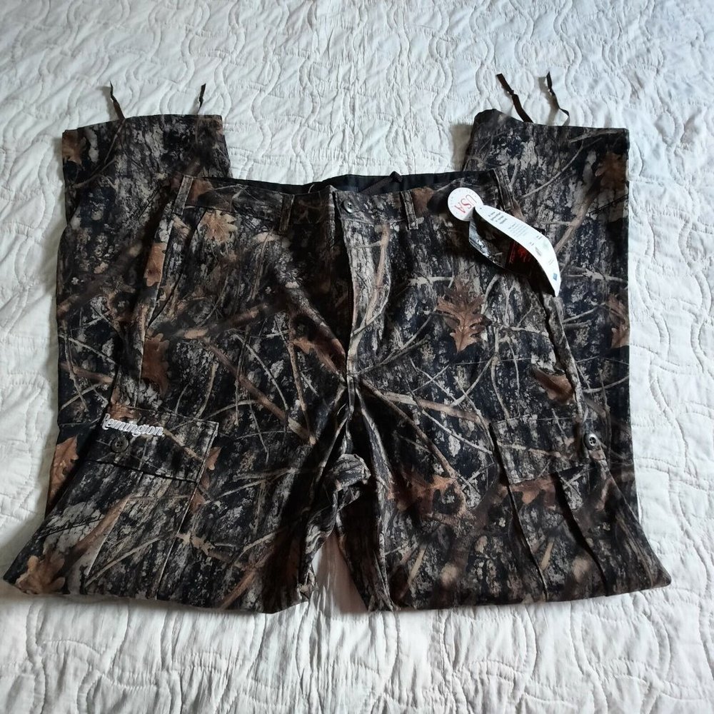 True Timber Remington Mens Hunting Pants Camouflage Cargo Size Large 38 X 34